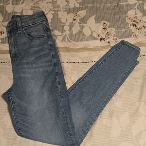American Eagle Outfitters Light Blue Curvy Highest Rise Jeggings